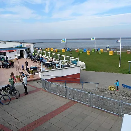 In Burhave Mit Grosser Terrasse Prázdninový dům
